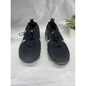 Women's Nike Air VaporMax 2021 Flyknit Shoes Black/Silver DC4112 002 Size 9,5